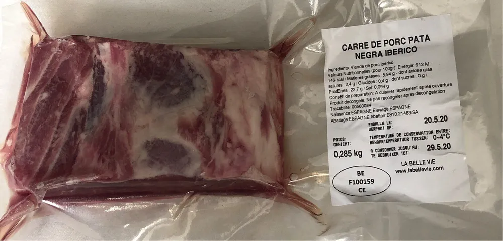 Carré de porc Pata Negra Iberico