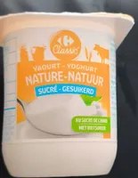 Yaourt nature sucré