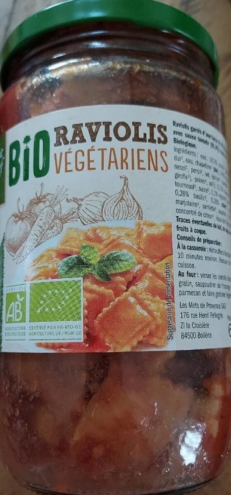 Raviolis végétariens