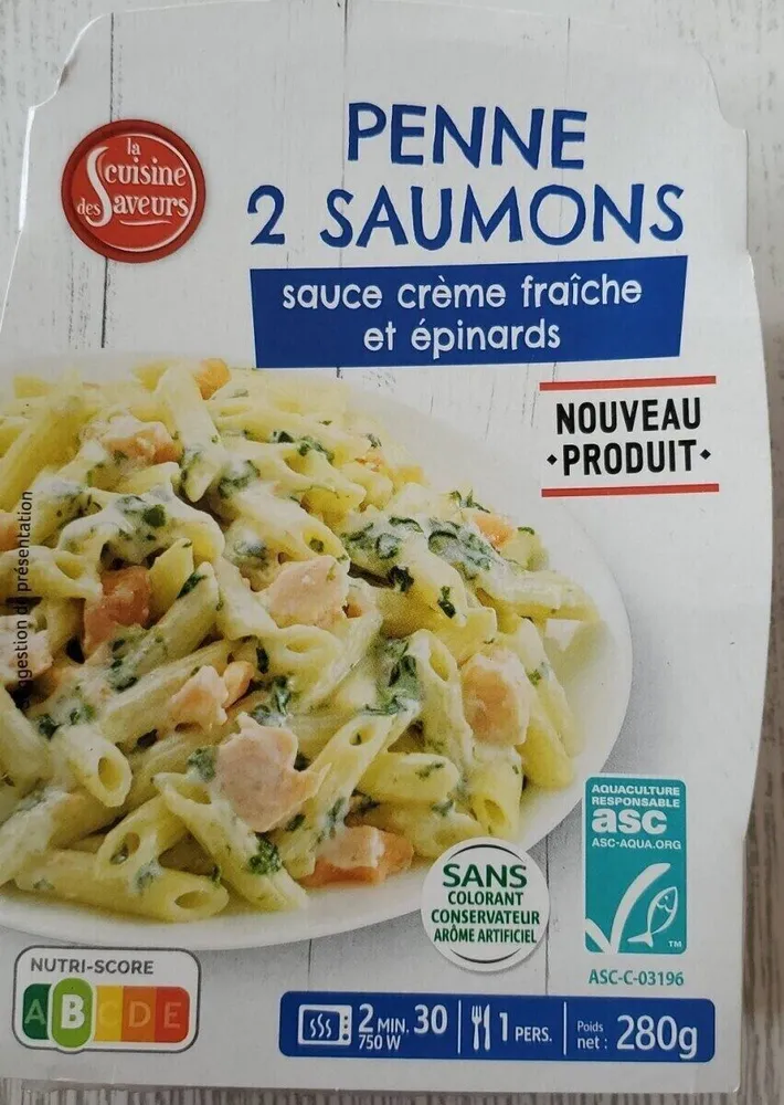 Penne 2 saumons