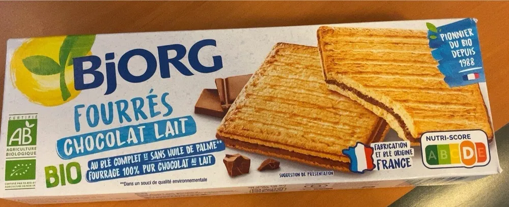 Fourrés chocolat lait