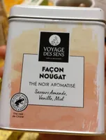 FAÇON NOUGAT THÉ NOIR AROMATISÉ