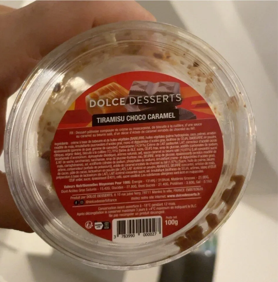Tiramisu choco caramel