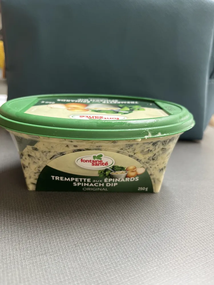 Trempette aux epinards