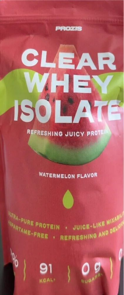 Clear whey isolate