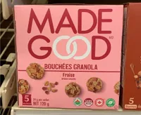 Bouchées granola Fraise