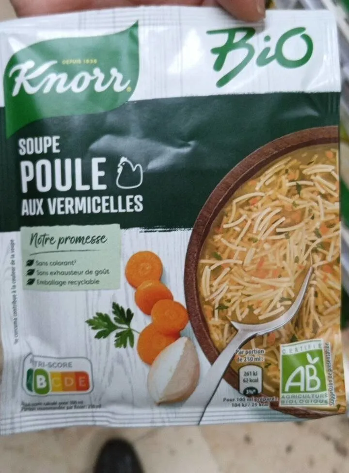 Soupe poule au vermicelles