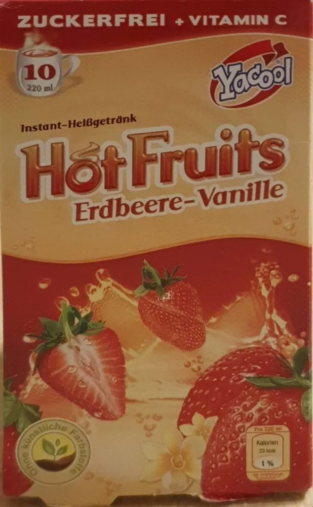 HOT FRUITS Erdbeere-Vanille