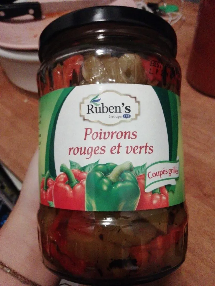 Poivrons Rges Verts Lamelles Rub