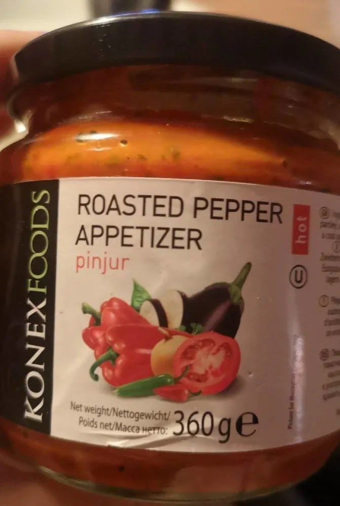 Roasted pepper appetizer