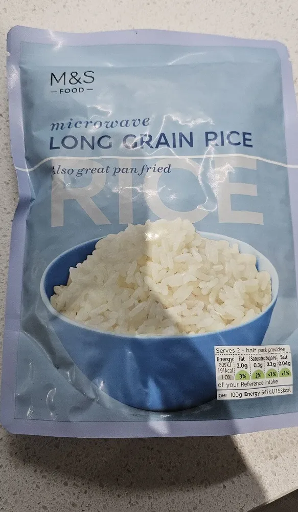 Cooked Long Grain Rice