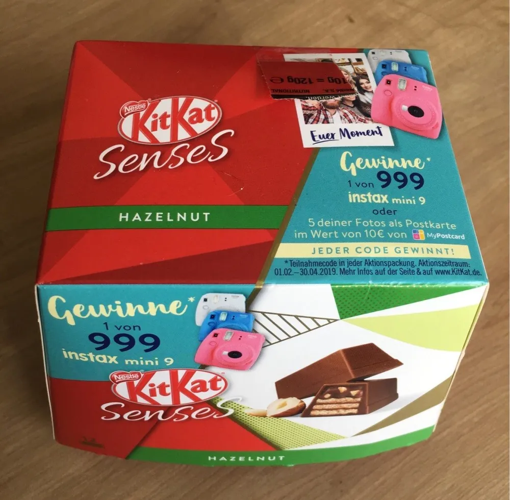 Kit kat senses hazelnut