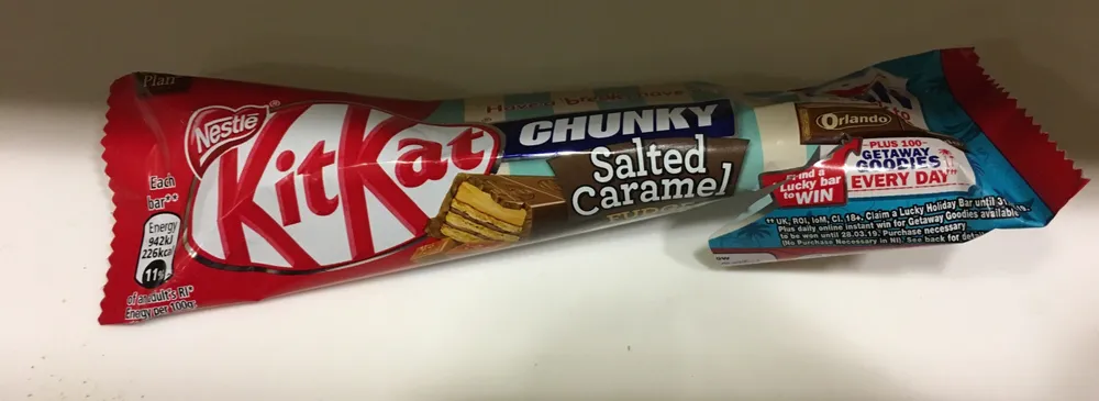 Kitkat Chunky Salted Caramel Fudge