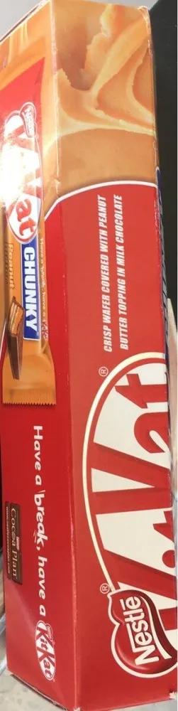 Kit Kat Creme De Amendoim (chunky) Caixa Com 6 X