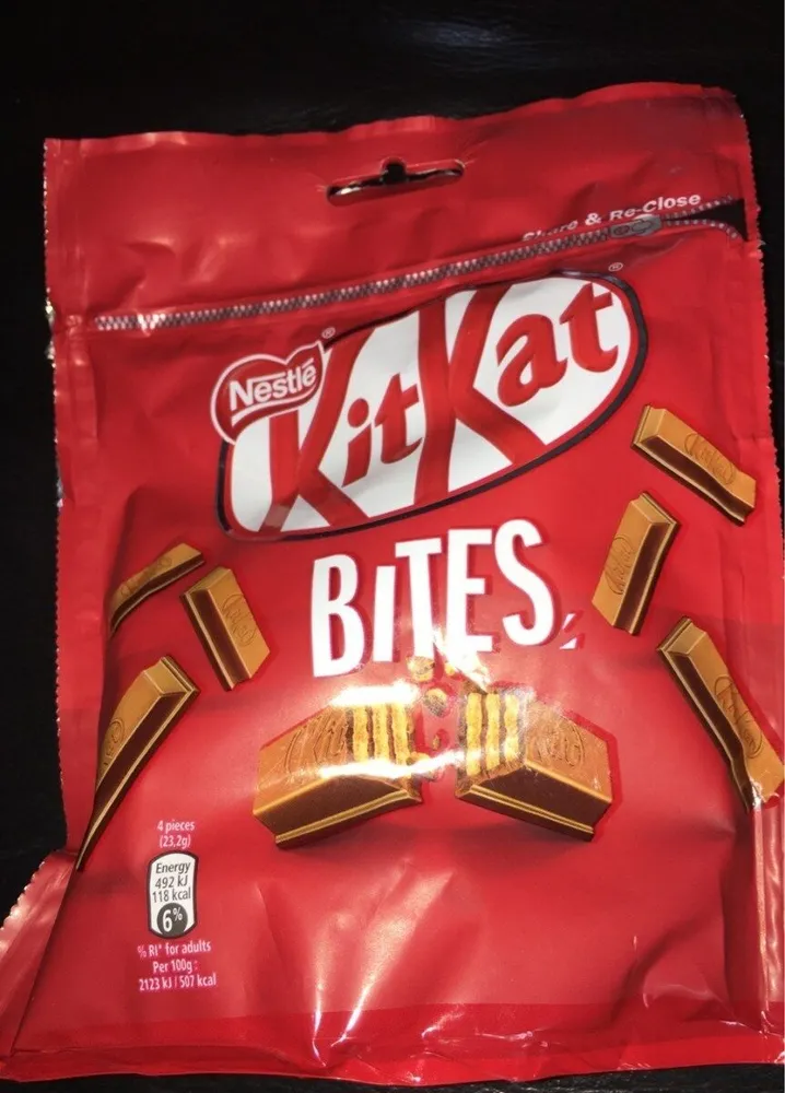 Nestlé Kit Kat Bites 104G Suklaakuorrutteinen Vohvelipatukka