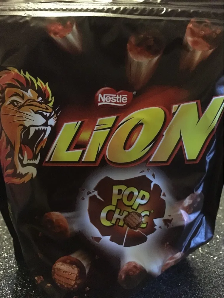 Lion pop choc