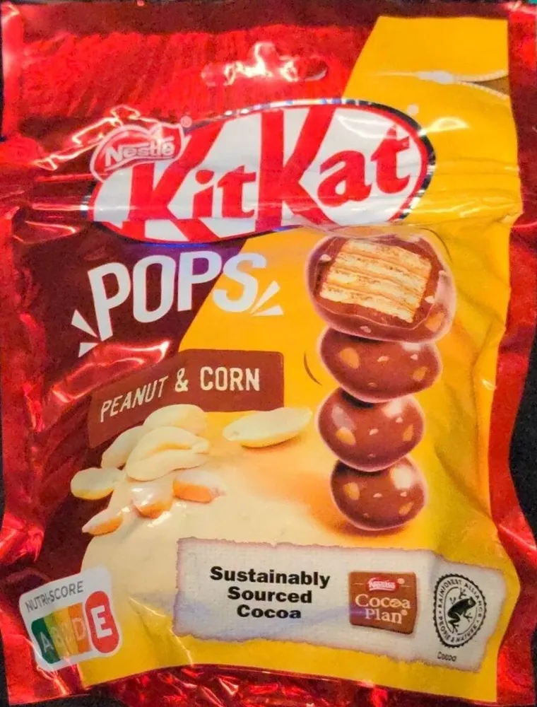 KitKat Pops Peanut et Corn
