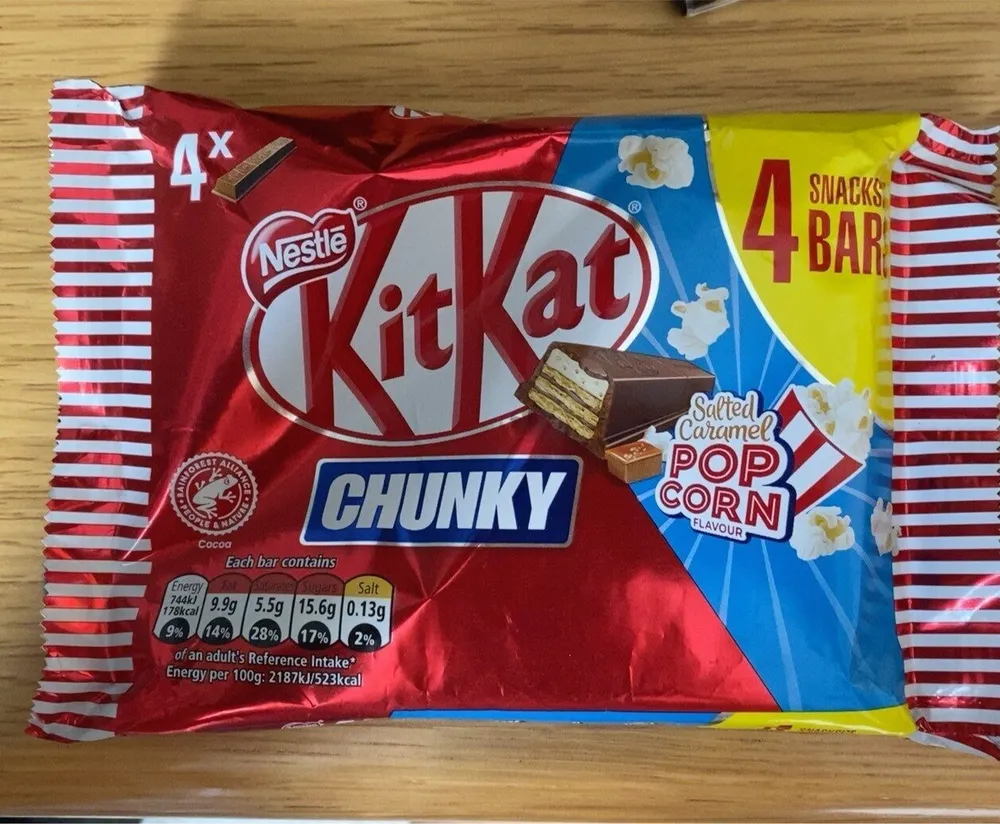 Salted Caramel Popcorn KitKat