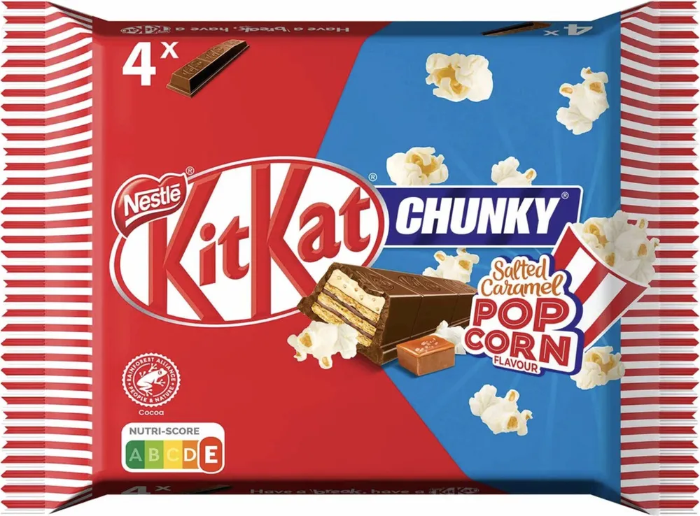 KitKat chunky - salted caramel pop corn