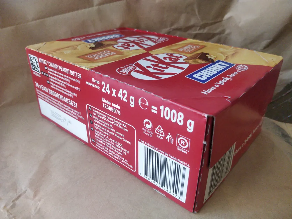 Kit Kat Chunky Peanut Butter - Nestlé - 24 × 42g