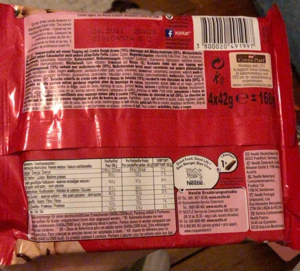Kit Kat Chunky cookie dough