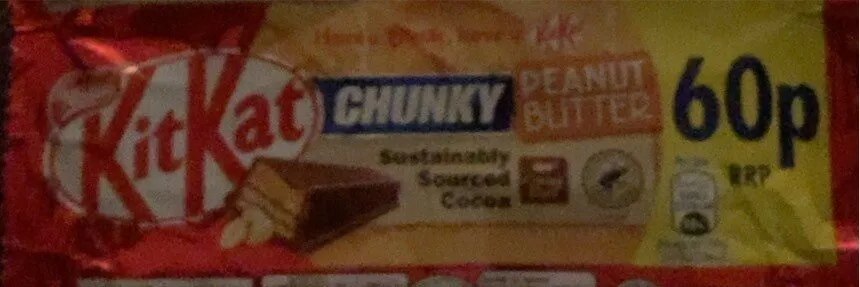 Kit Kat chunky peanut butter