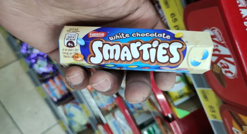 White Chocolate Smarties