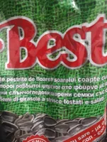 Seminte pestrite de floarea soarelui coapte cu sare