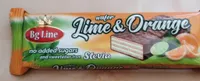 Lime et orange wafer