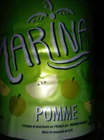 Boisson gazeuse pomme aromatisée