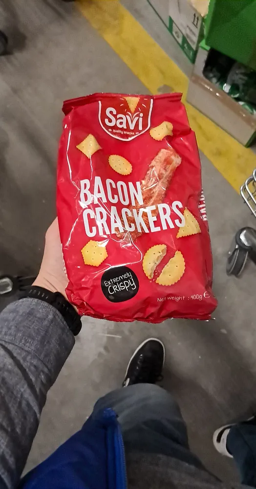 savi bacon cracker