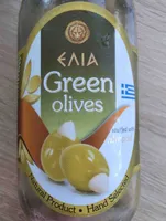 Green olives stuffed with almond