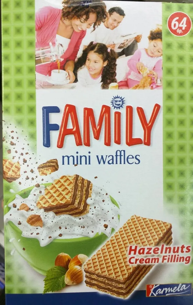Family Mini waffles Hazelnut