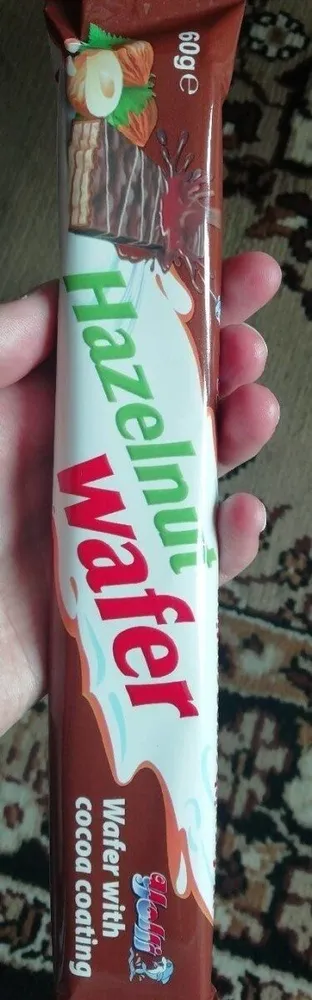 Hazelnut wafer