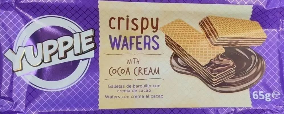 Crispy Wafers whit cocoa cream