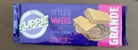 crispy wafers with cocoa cream