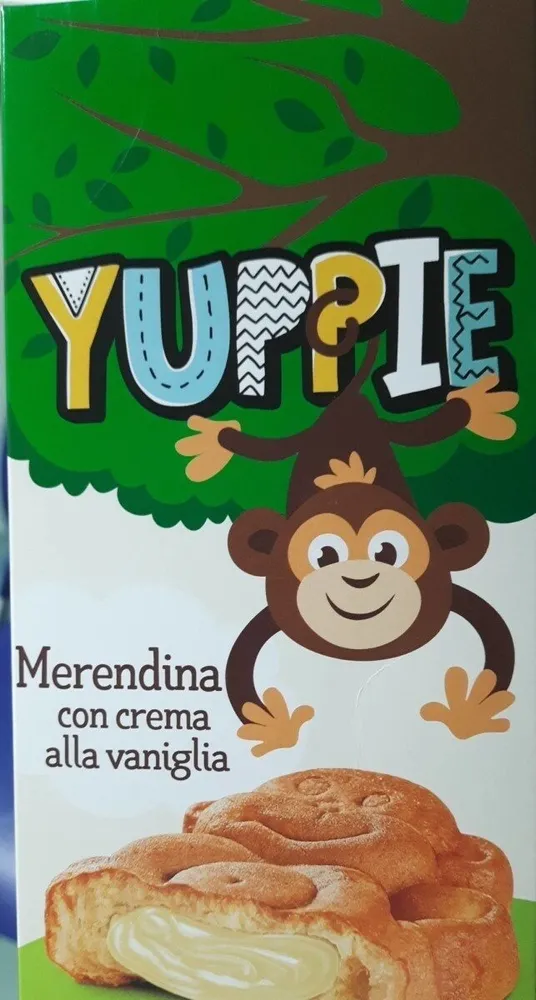 Yuppie merendine con crema alla vaniglia