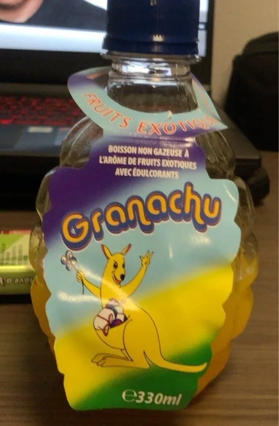 Boisson a l'arome de fruits exotique