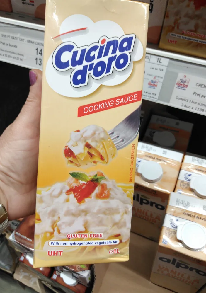 crema pentru gatit cucina doro 1L