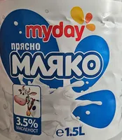 Пълномаслено прясно краве мляко 3.5%