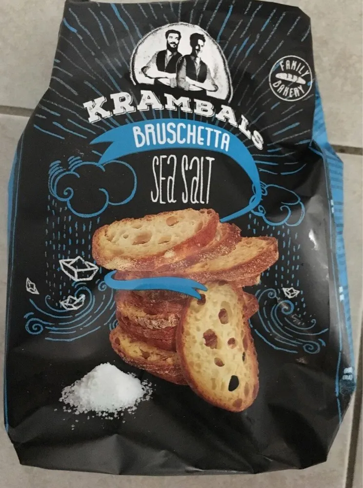 Krambals bruschetta sea salt