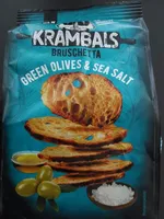 Bruschetta - Olives vertes et sel de mer