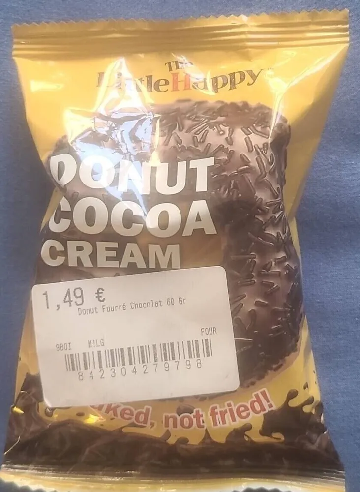 Donut fourré chocolat