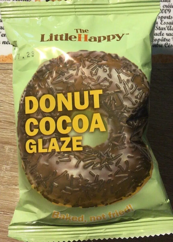 Donut cocoa glaze