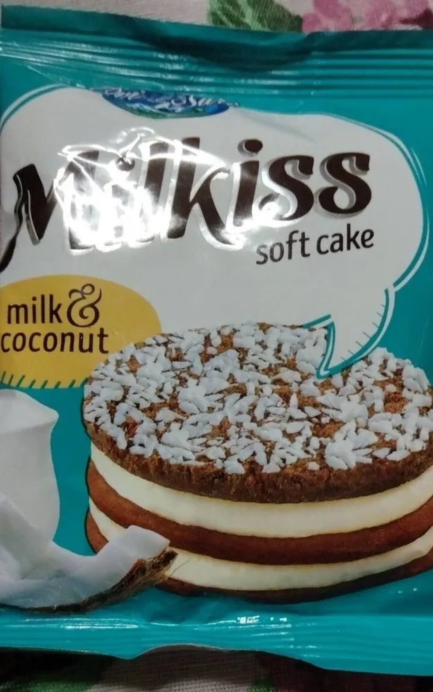 Milkiss soft cake milk e coconut