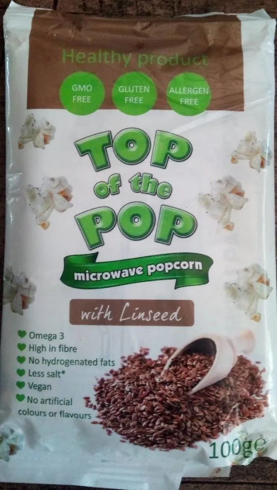Popcorn aux graines de lin
