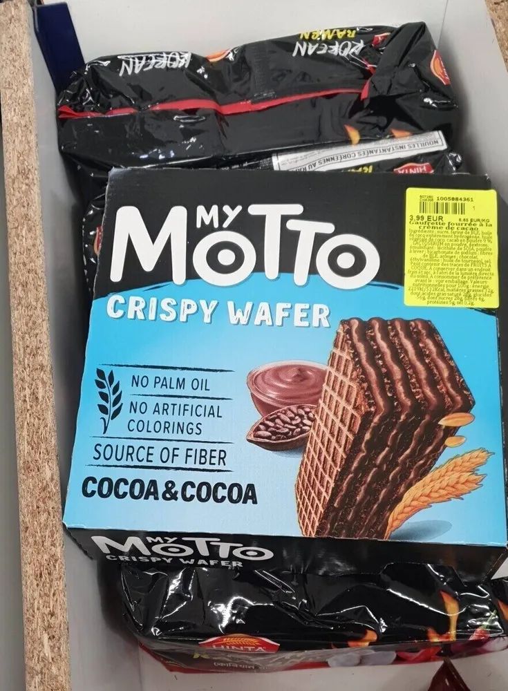 Crispy waffer
