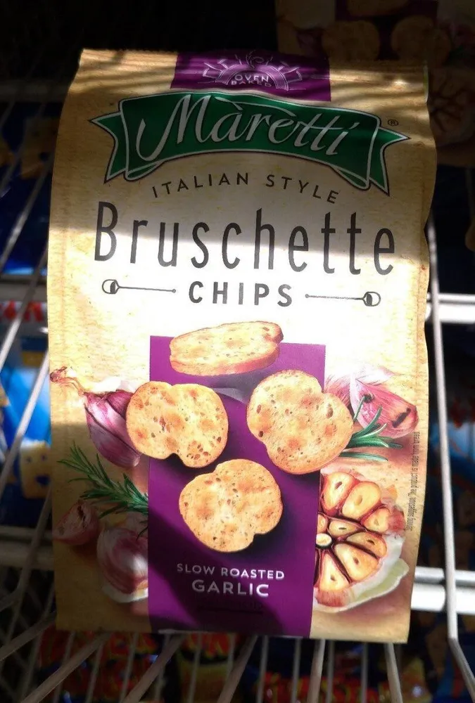 ITALIAN STYLE Bruschette CHIPS SLOW ROASTED GARLIC