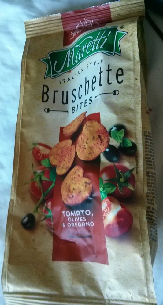 Maretti Bruschette Chips: Tomato, Olive & Oregano