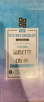 Keto milk chocolat noisette et cream